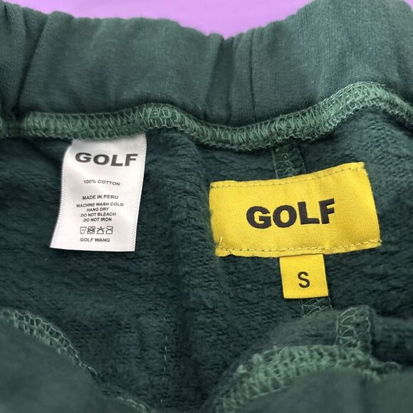 Golf Wang Forest Green Sweatshorts Men’s Small - Picture 4 of 10